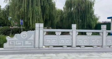 淮南 芝麻灰桥栏杆、河道栏杆安装效果