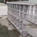淮南 芝麻白圆形光面花瓶柱，栏杆