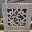 淮南 芝麻白花岗岩镂空雕花灯笼