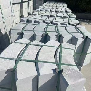 淮南 芝麻灰弧形路沿石