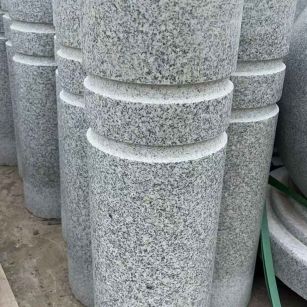 淮南 芝麻白花岗岩挡车柱、隔离柱多少钱