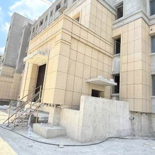 淮南 黄金麻干挂，工地实拍