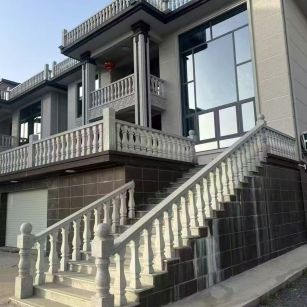 淮南 芝麻白别墅阳台栏杆，楼梯栏杆