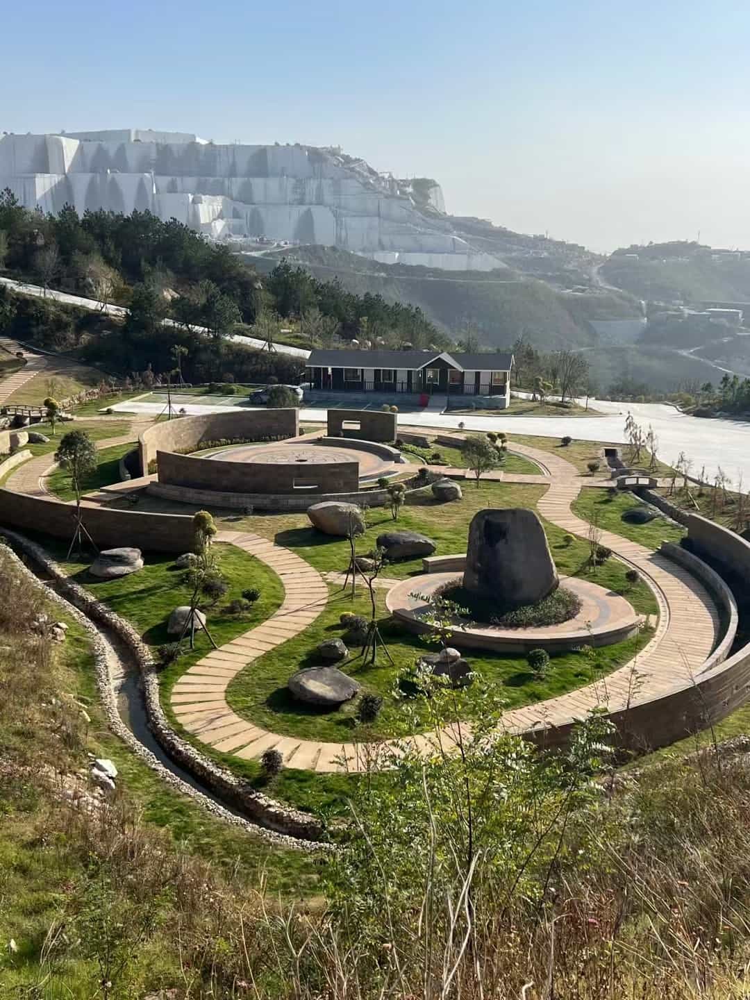 淮南仿古石铺装整体效果