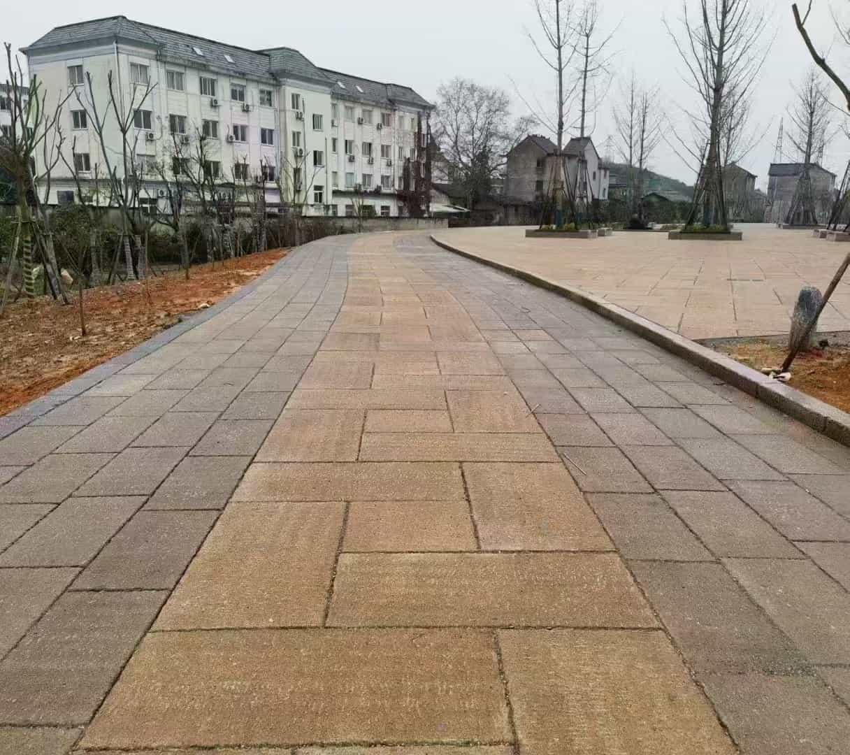 淮南仿古石铺装效果
