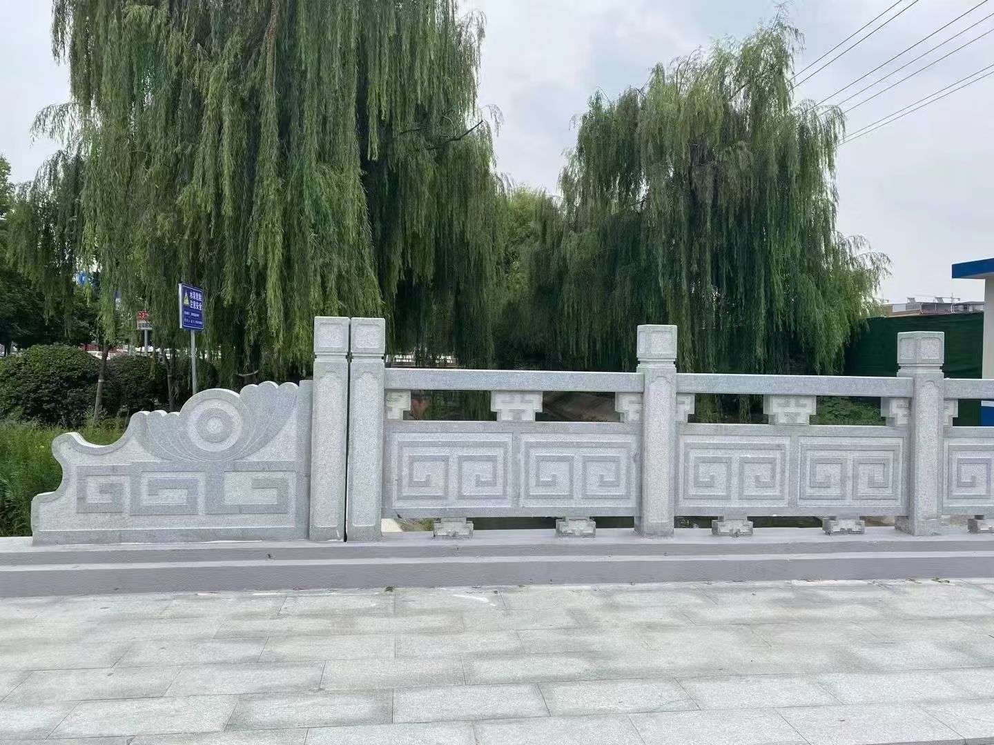 淮南 芝麻灰桥栏杆、河道栏杆安装效果