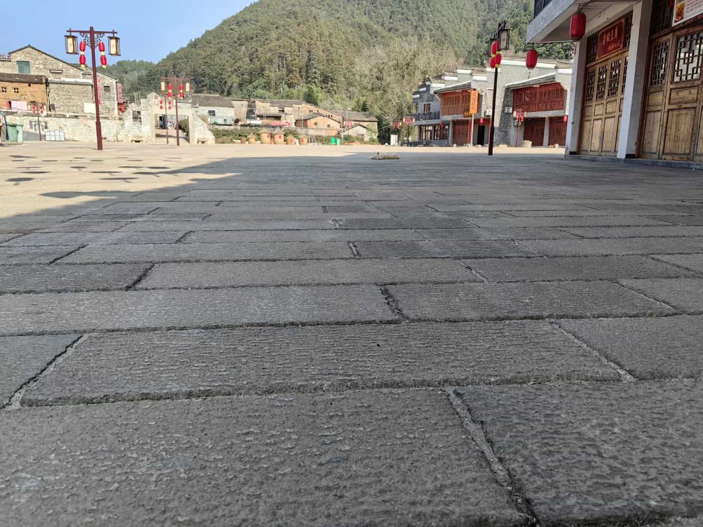 淮南仿古石铺装效果