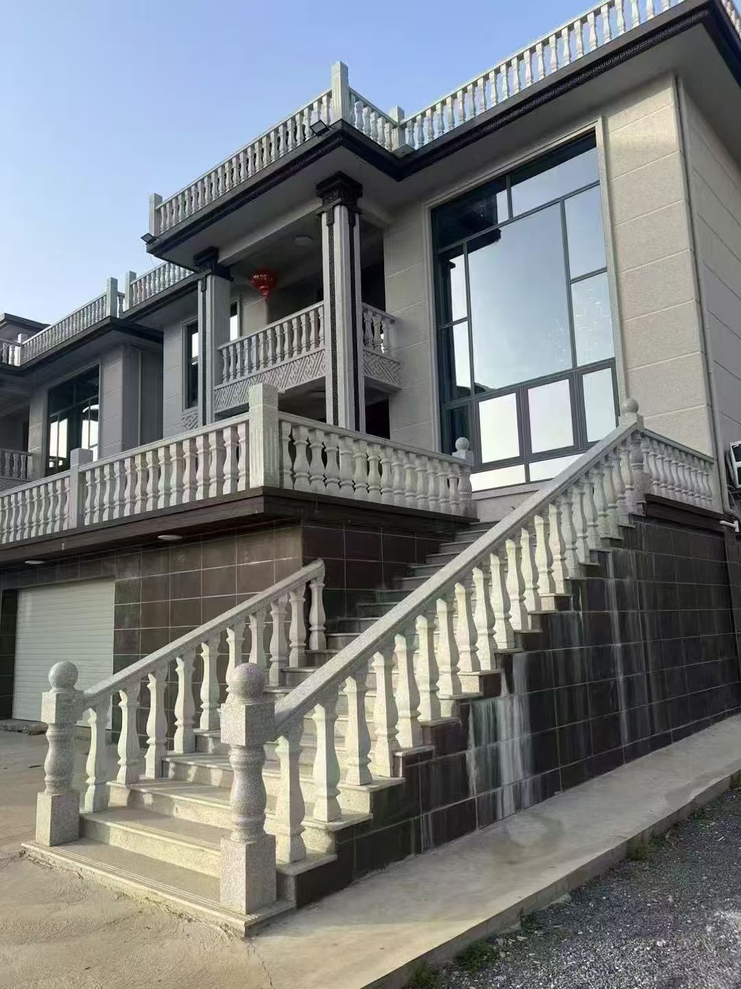 淮南 芝麻白别墅阳台栏杆，楼梯栏杆