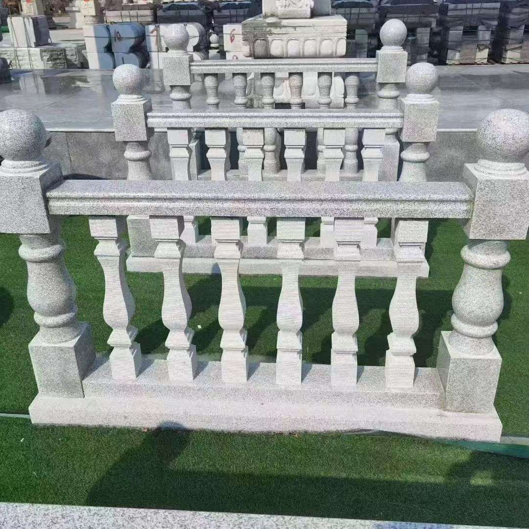 淮南 别墅石材栏杆特写