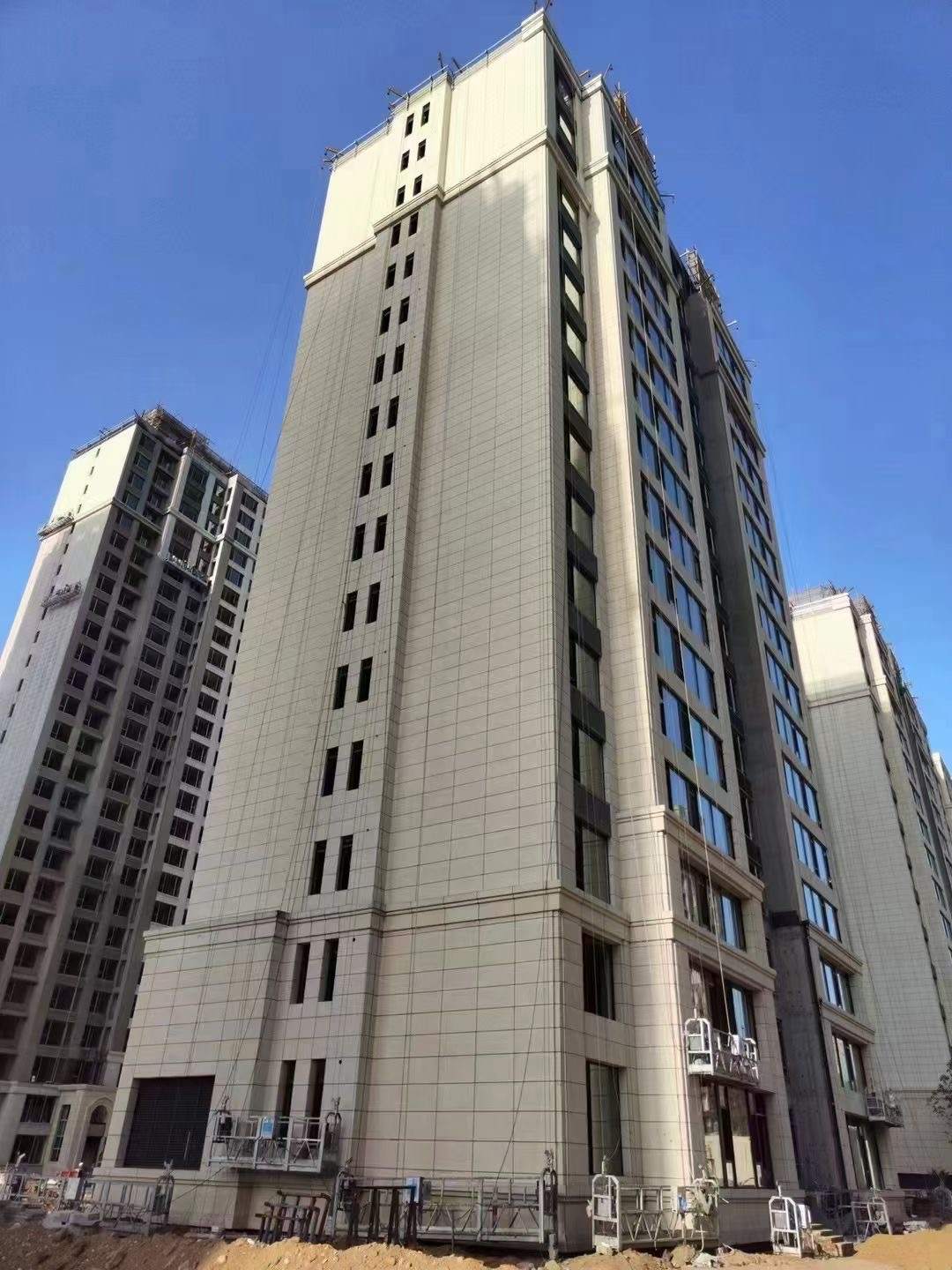 淮南黄金麻高端小区，外墙干挂