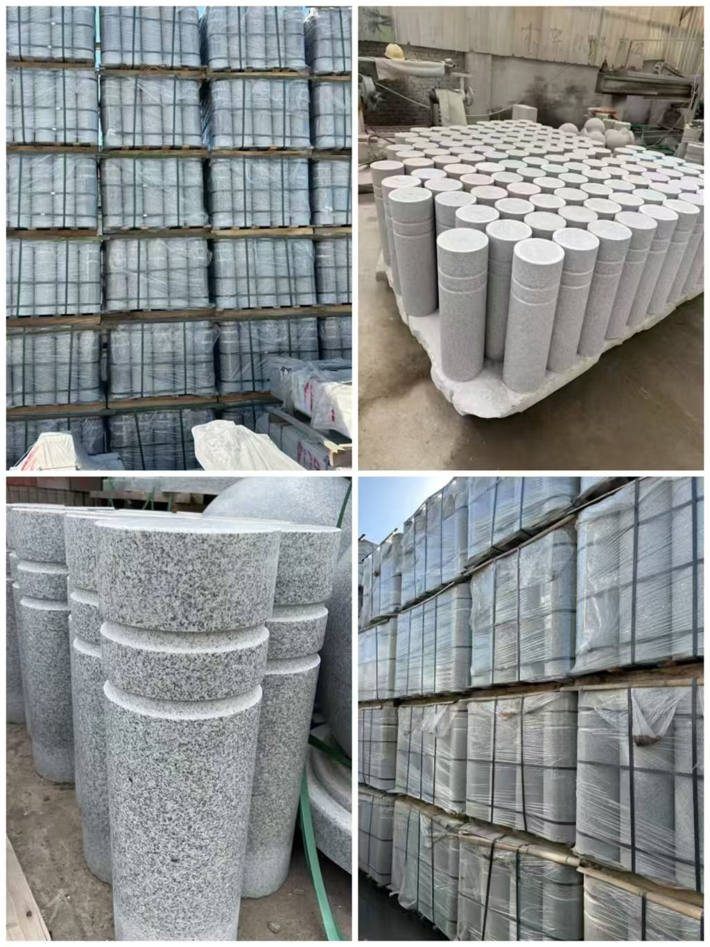 淮南 芝麻白花岗岩挡车柱、隔离柱多少钱